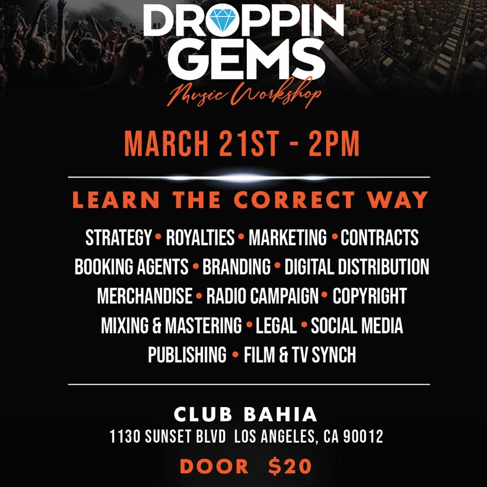 All song writers, artists producers and labels